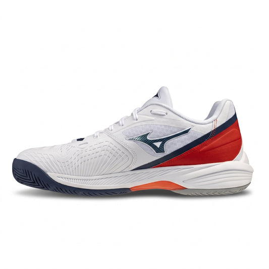 MIZUNO SHOE NEO ACE MN WHITE/BLUE INSIGNIA/ORANGE (AW26)
