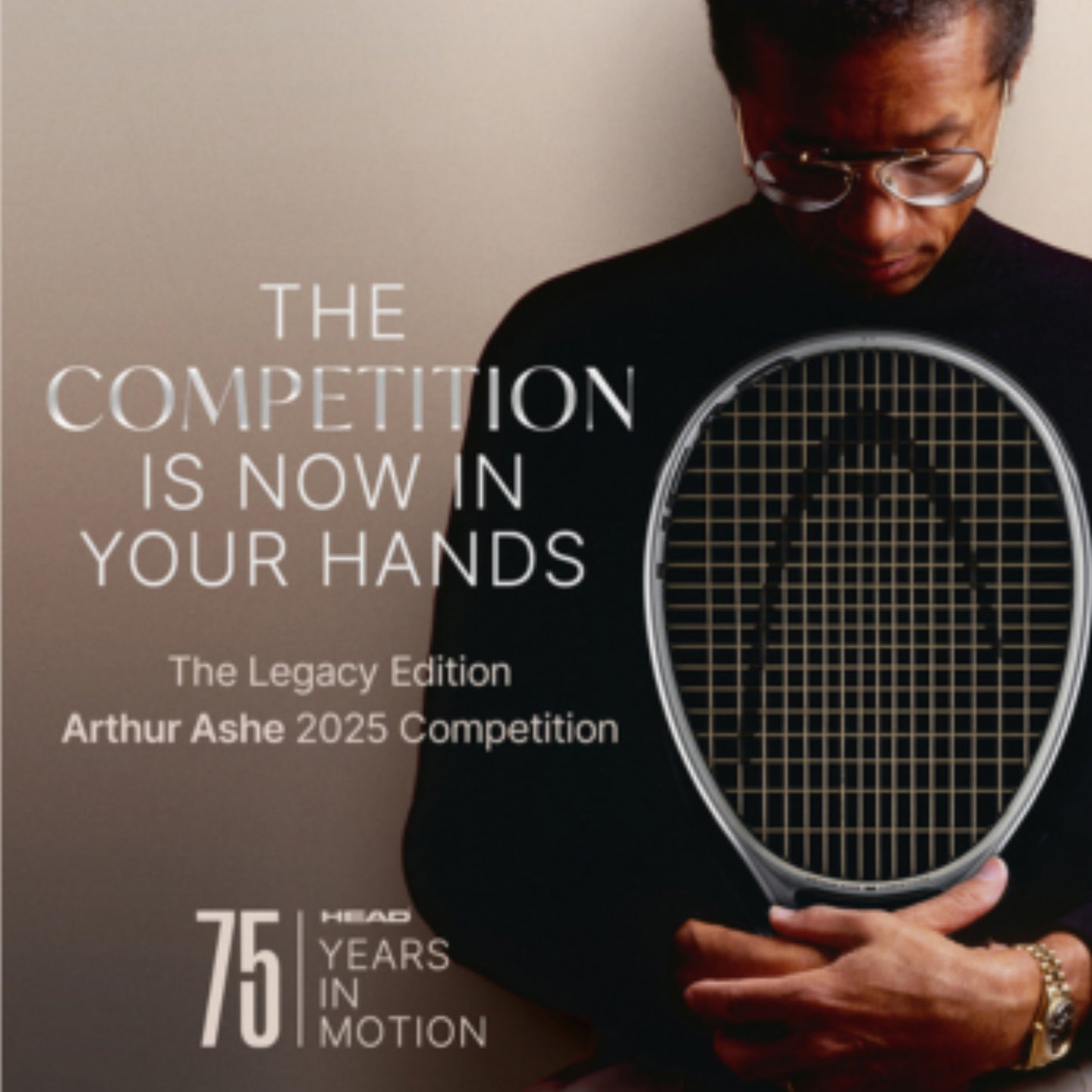 HEAD RACKET BOOM ARTHUR ASHE COMPETITION 16X19 295G