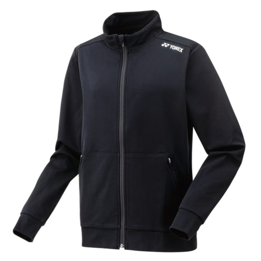 Black jacket with Yonex logo on a white background