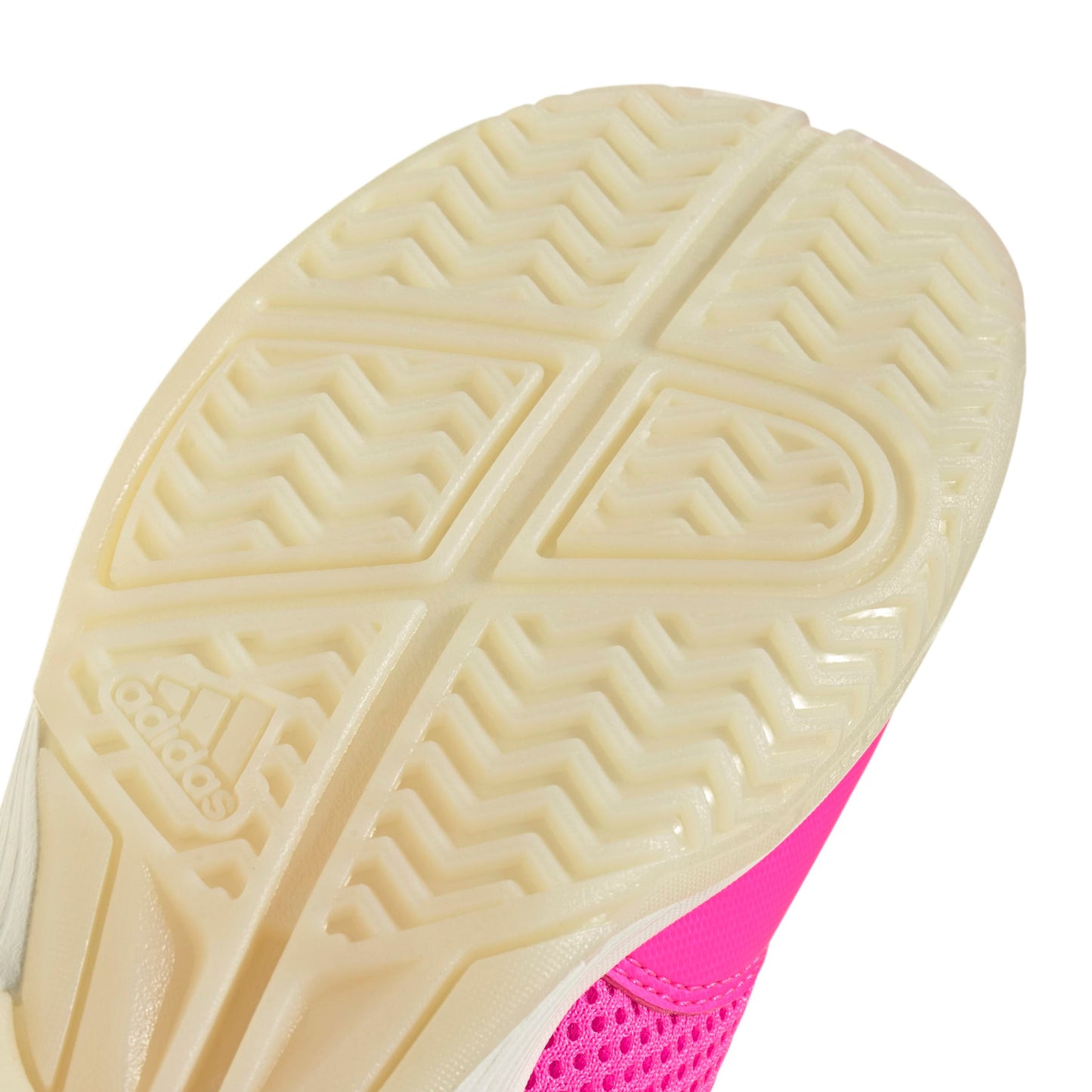 ADIDAS SHOE COURTFLASH KID LUCID PINK/SILVER METALLIC (AW25)