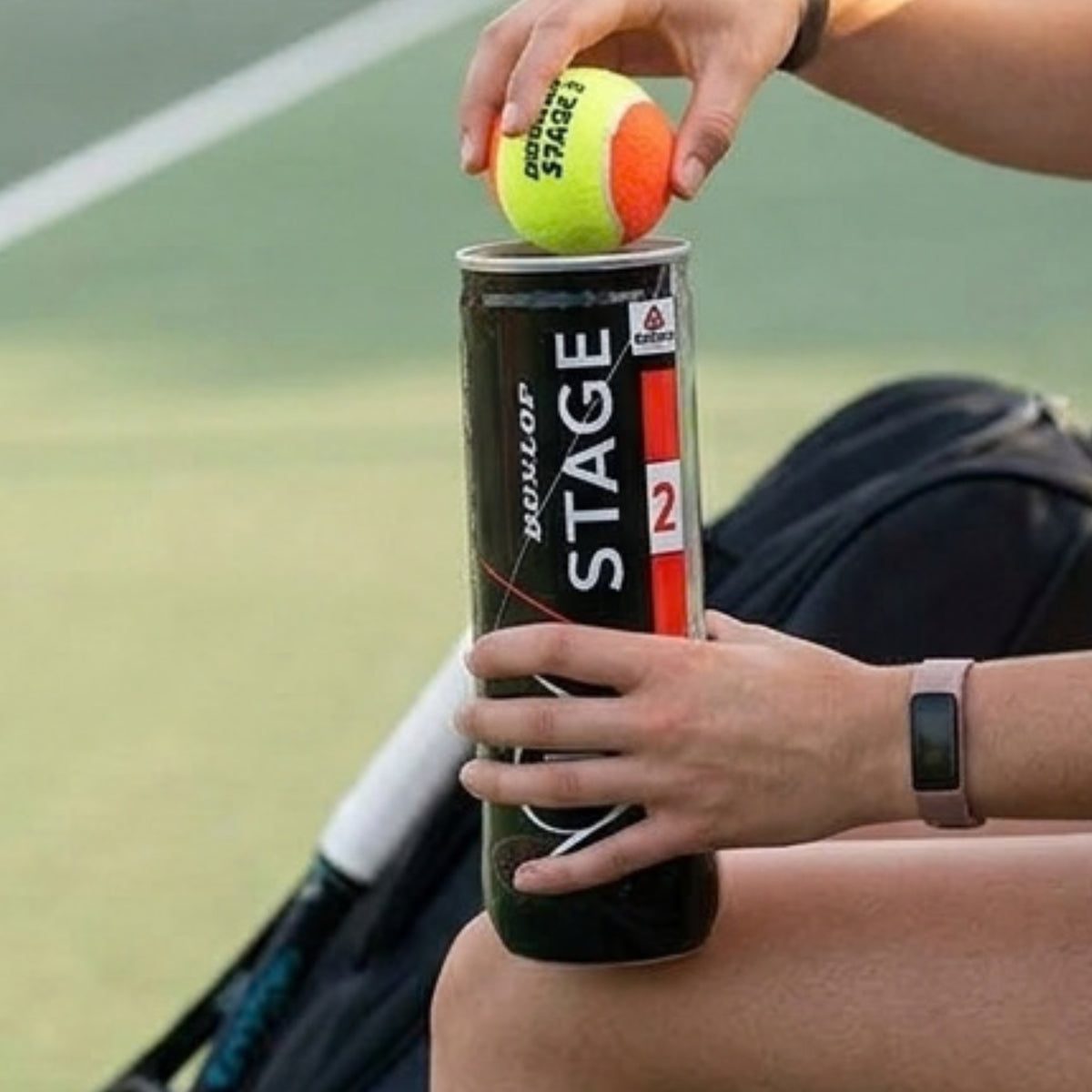 DUNLOP BALL TENNIS STAGE 2 ORANGE / CAN (3)