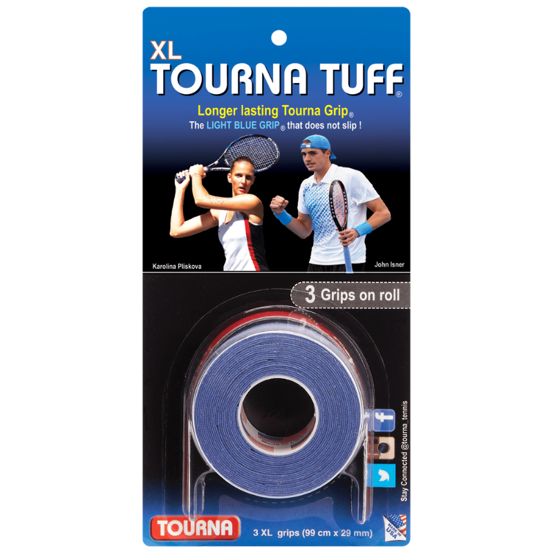 TOURNA GRIP OVERGRIP DRY FEEL TUFF BLUE (3)
