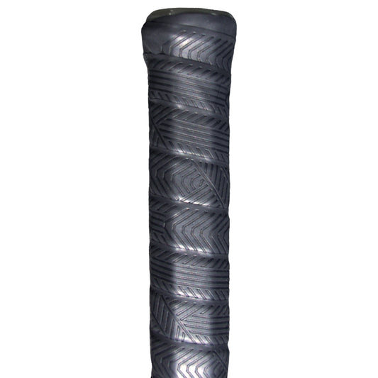 Black textured grip on a white background