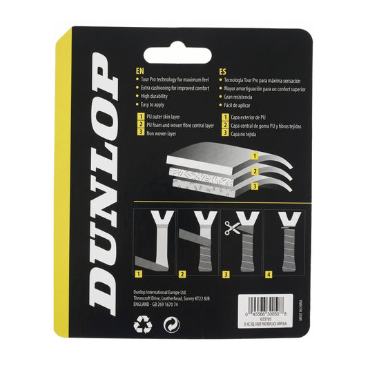 DUNLOP GRIP REPLACEMENT PADEL PRO TOUR BLACK
