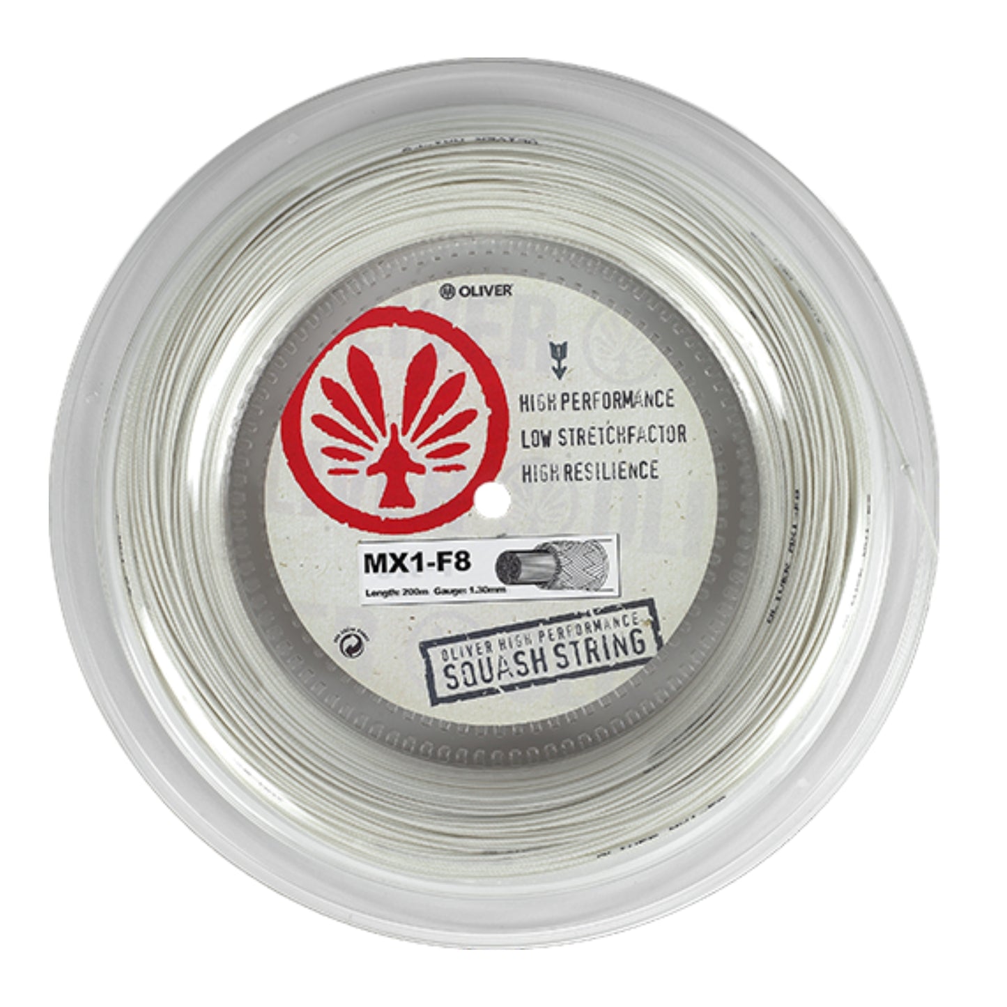 OLIVER STRING SQ MX1-F8 WHT 1.30MM REEL