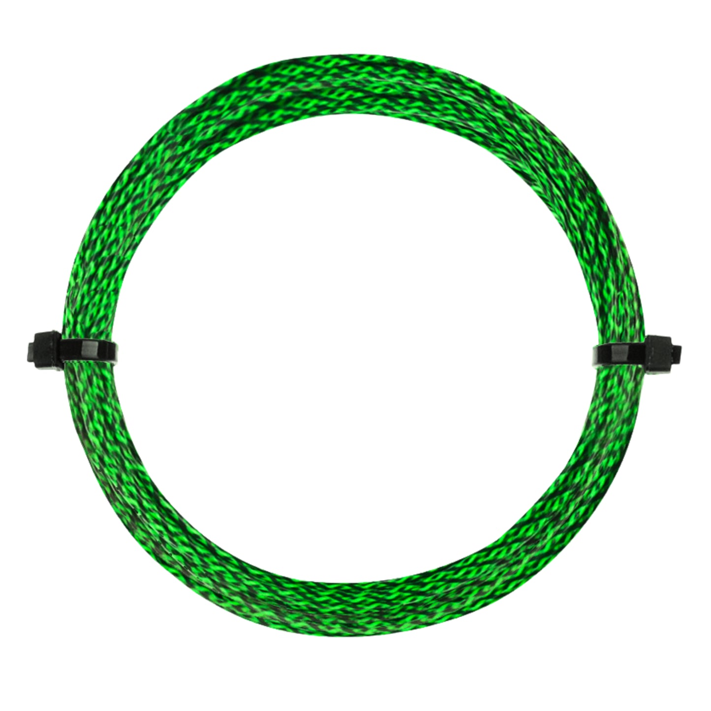 Green textured loose tennis string