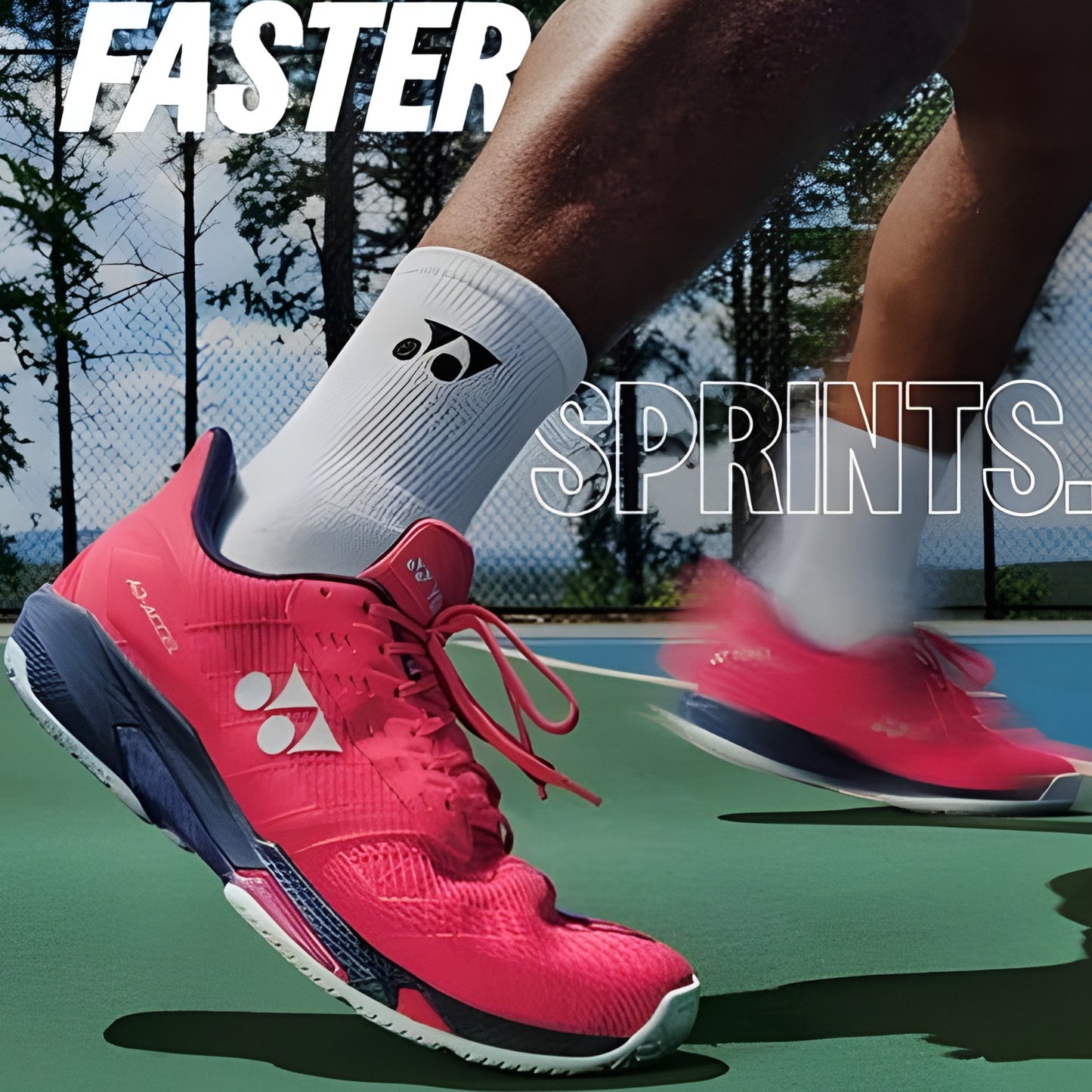 YONEX SHOE AD-ACCEL MN SUNSET RED (SS25)