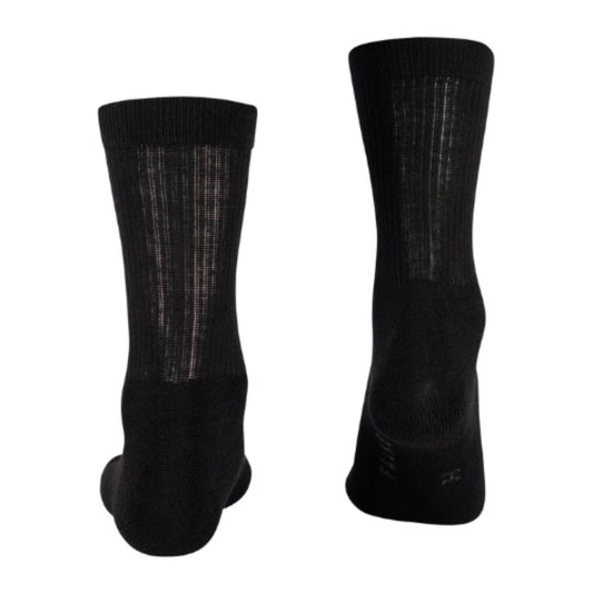 FALKE SOCK TENNIS BLACK MID CALF