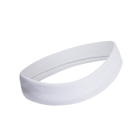 White headband on a white background