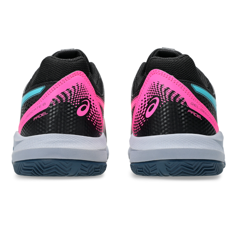 ASICS SHOE G-DEDICATE 8 PADEL MN BLACK/ENERGY AQUA (SS25)
