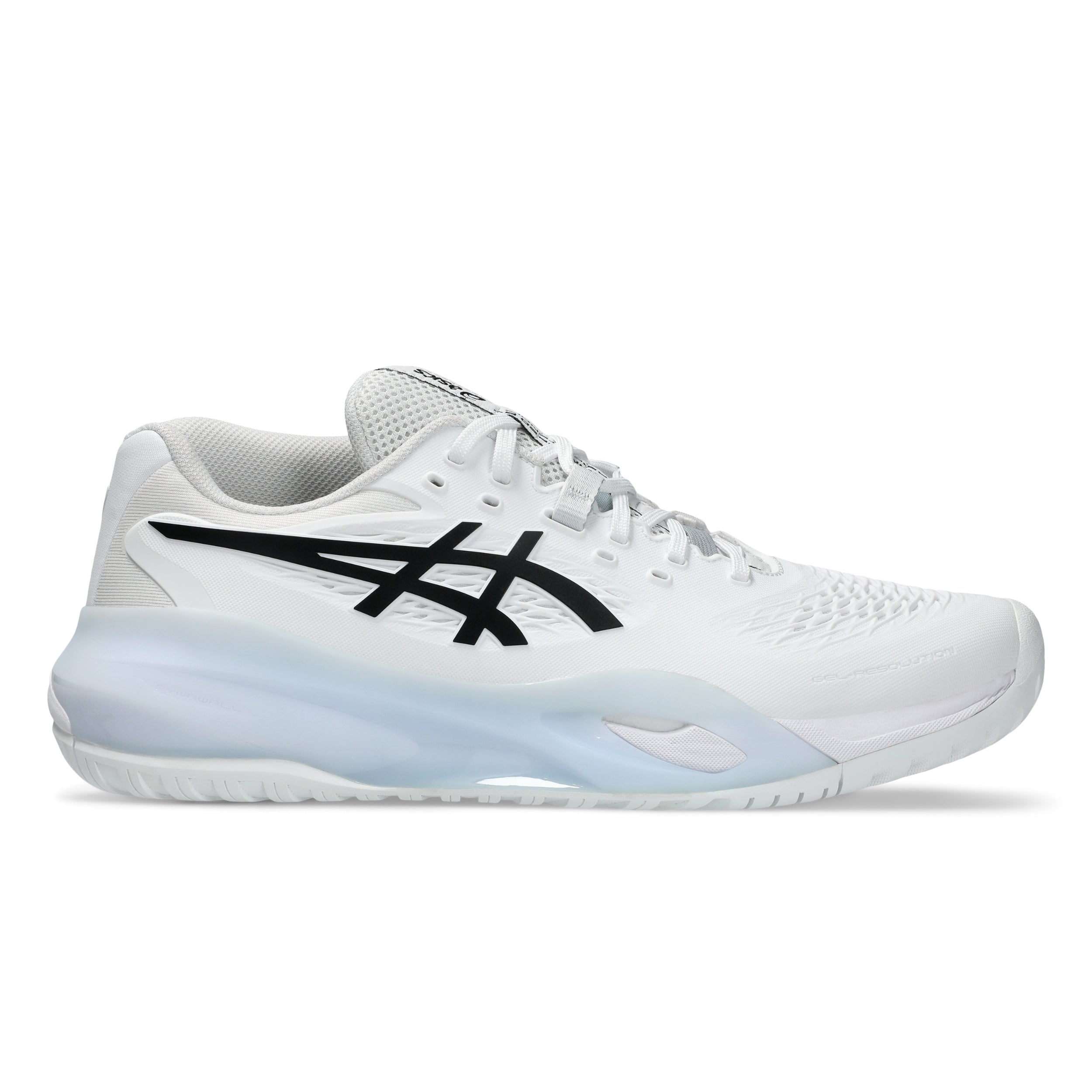 ASICS SHOE G-RESOLUTION X MN WHITE/BLACK (SS26) – Baseline Racquets