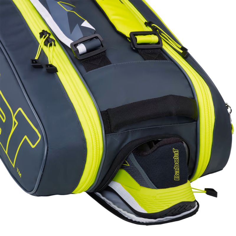 BABOLAT BAG ALCARAZ PURE AERO 6R GREY/YELLOW