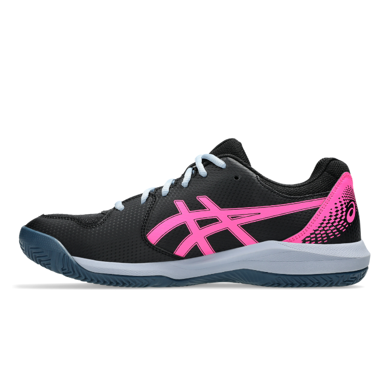 ASICS SHOE G-DEDICATE 8 PADEL MN BLACK/ENERGY AQUA (SS25)
