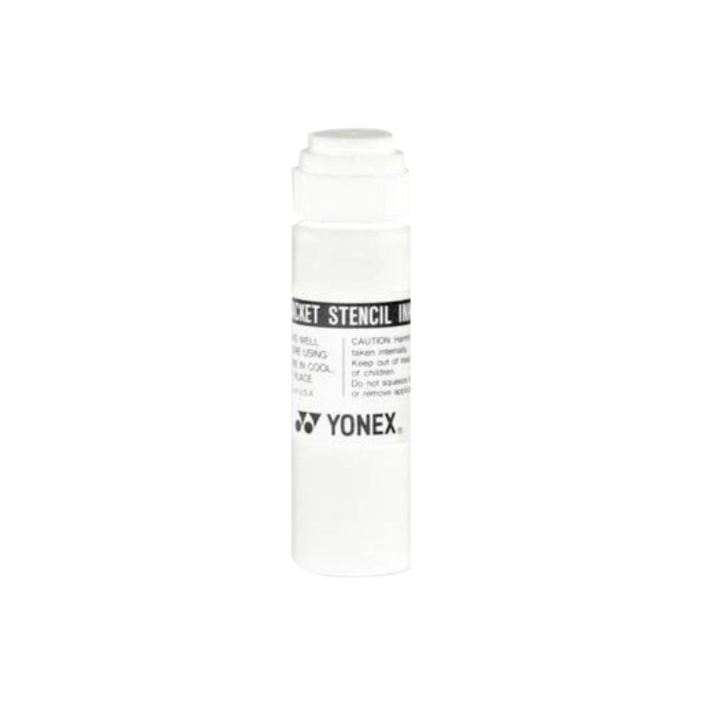 White ink bottle with Yonex label on a white background