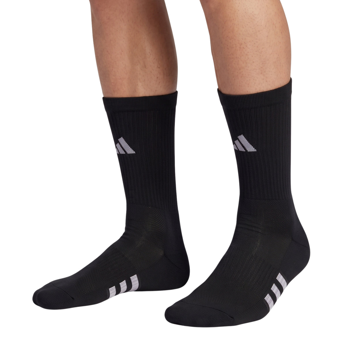 ADIDAS SOCK PERFORMANCE CREW LIGHT BLACK (3) (AW24)