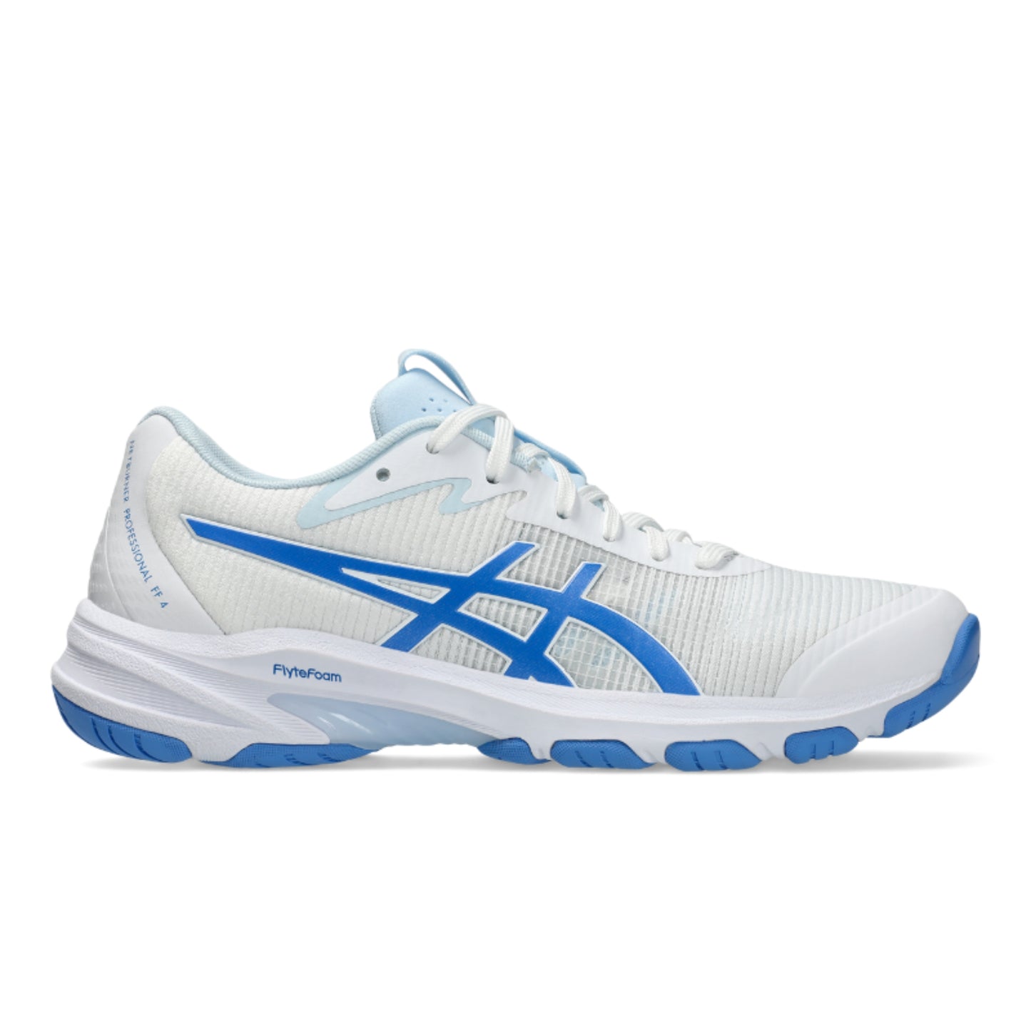 ASICS SHOE G-NETBURNER PROFESSIONAL FF 4 WN WHITE/BLUE COAST (SS25)