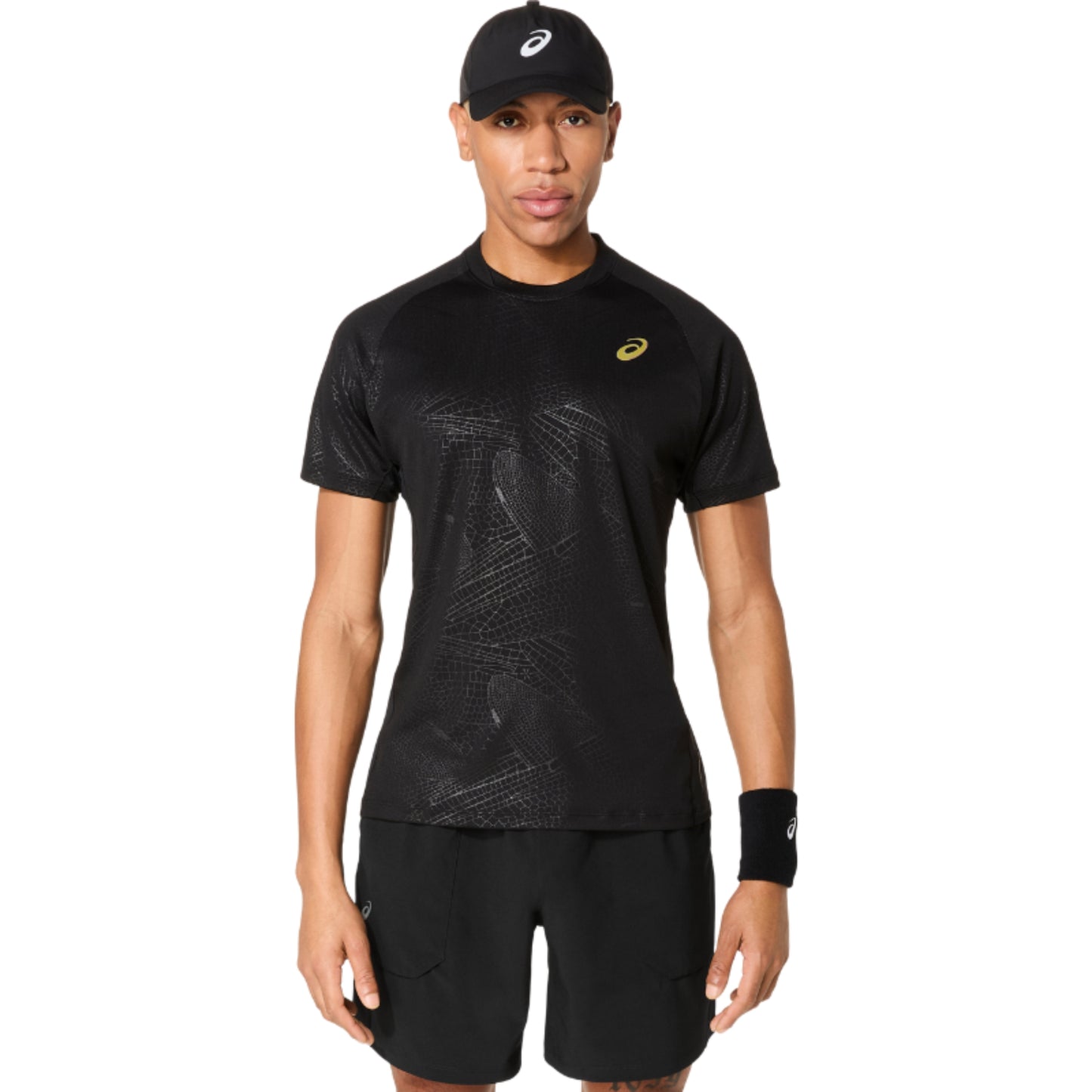 ASICS SHIRT TEE MATCH NIGHT ENERGY MN BLACK (AW25)