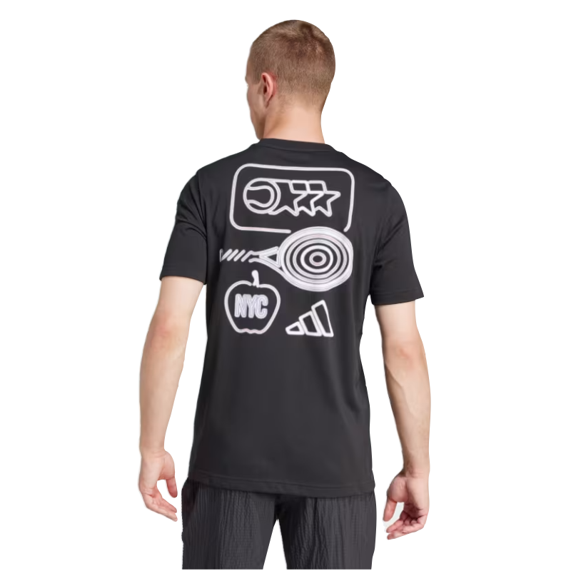 ADIDAS SHIRT TEE NYC CITY MN BLACK (AW24)