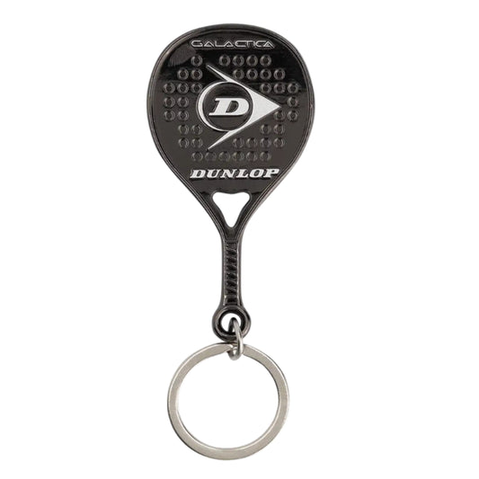 Dunlop Galactica padel keychain on a white background