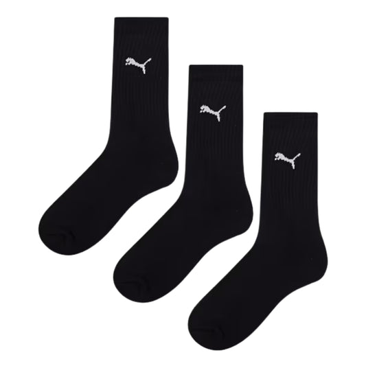 PUMA SOCK CREW LOGO BLACK (3)