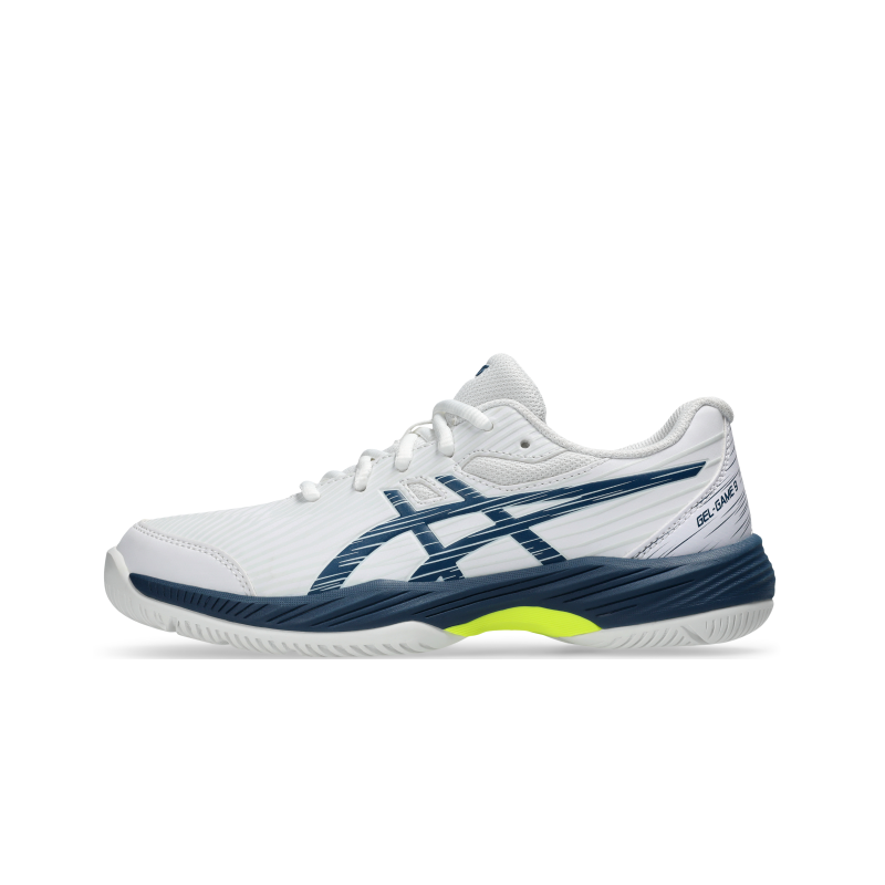 ASICS SHOE G-GAME 9 KID WHITE/MAKO BLUE (SS24)