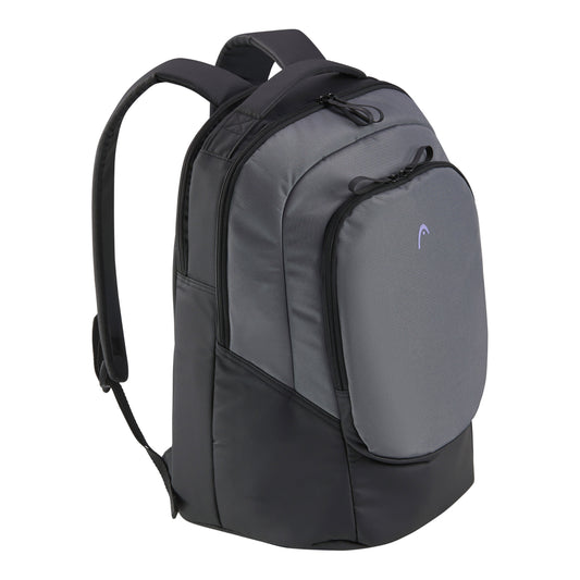 Gray and black Head backpack on a white background
