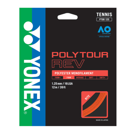 YONEX STRING POLYTOUR REV 1.25MM 16G ORG SET