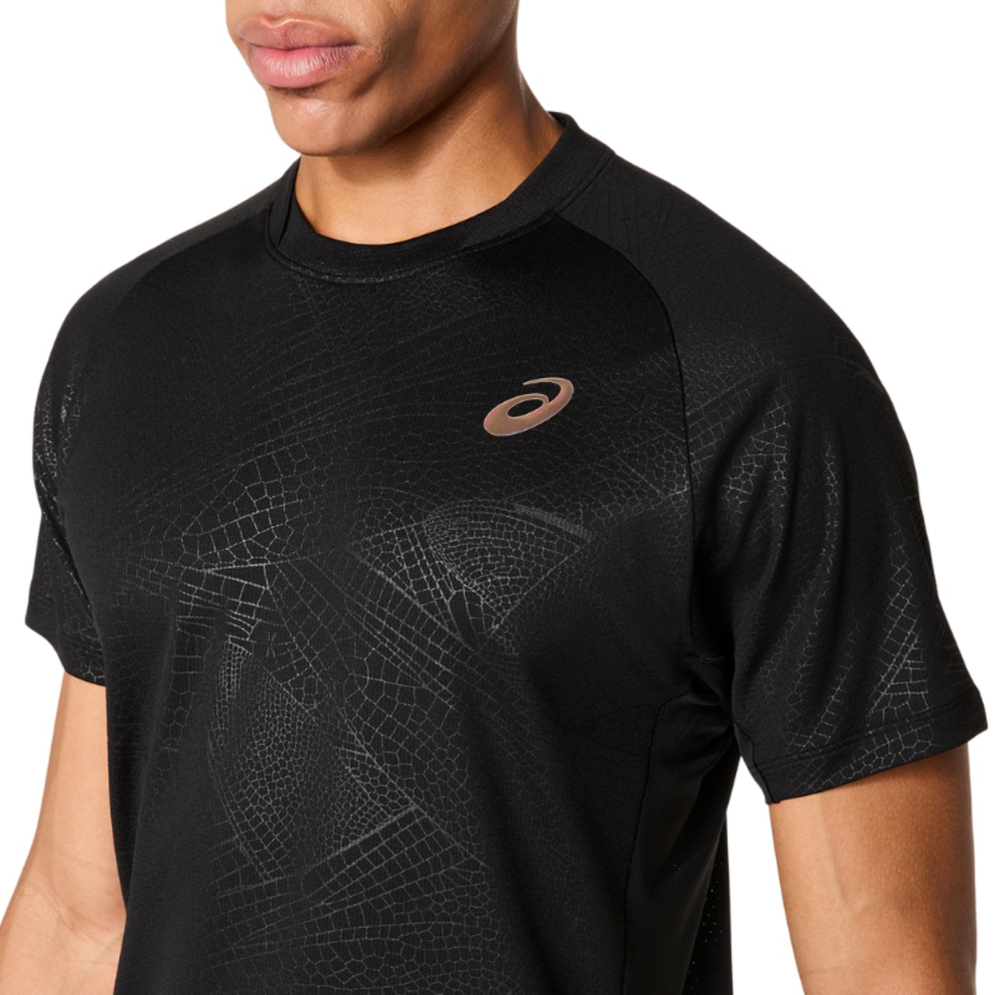 ASICS SHIRT TEE MATCH NIGHT ENERGY MN BLACK (AW25)