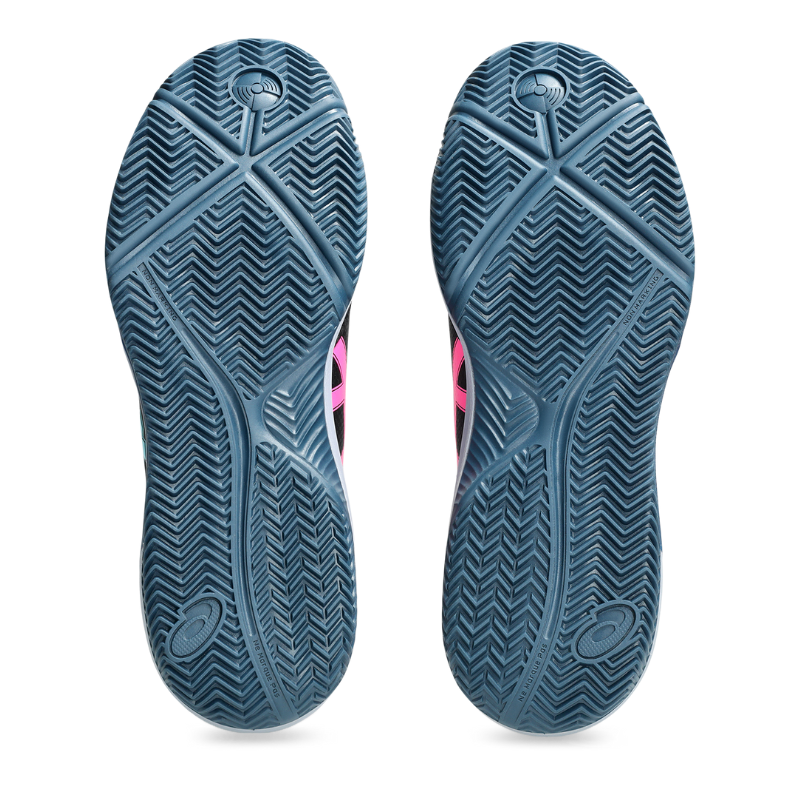 ASICS SHOE G-DEDICATE 8 PADEL MN BLACK/ENERGY AQUA (SS25)