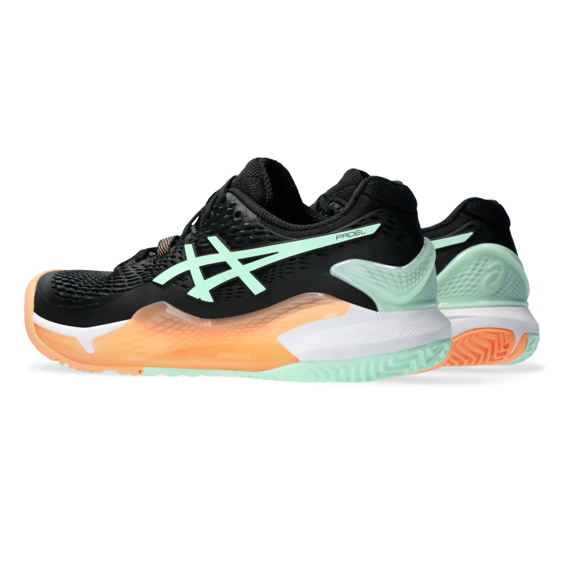 ASICS SHOE G-RESOLUTION 9 PADEL WN BLACK/MINT TINT (SS24) (TBD)