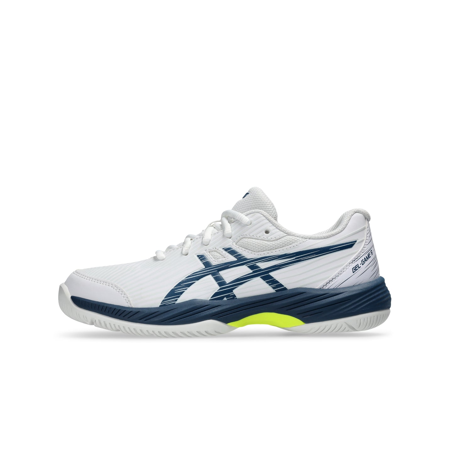 ASICS SHOE G-GAME 9 KID WHITE/MAKO BLUE (SS24)