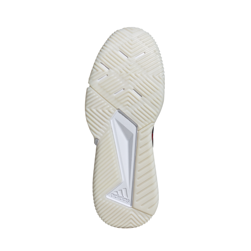 ADIDAS SHOE PADEL COURTQUICK MN WHITE/BLACK/LUCID RED (SS25)