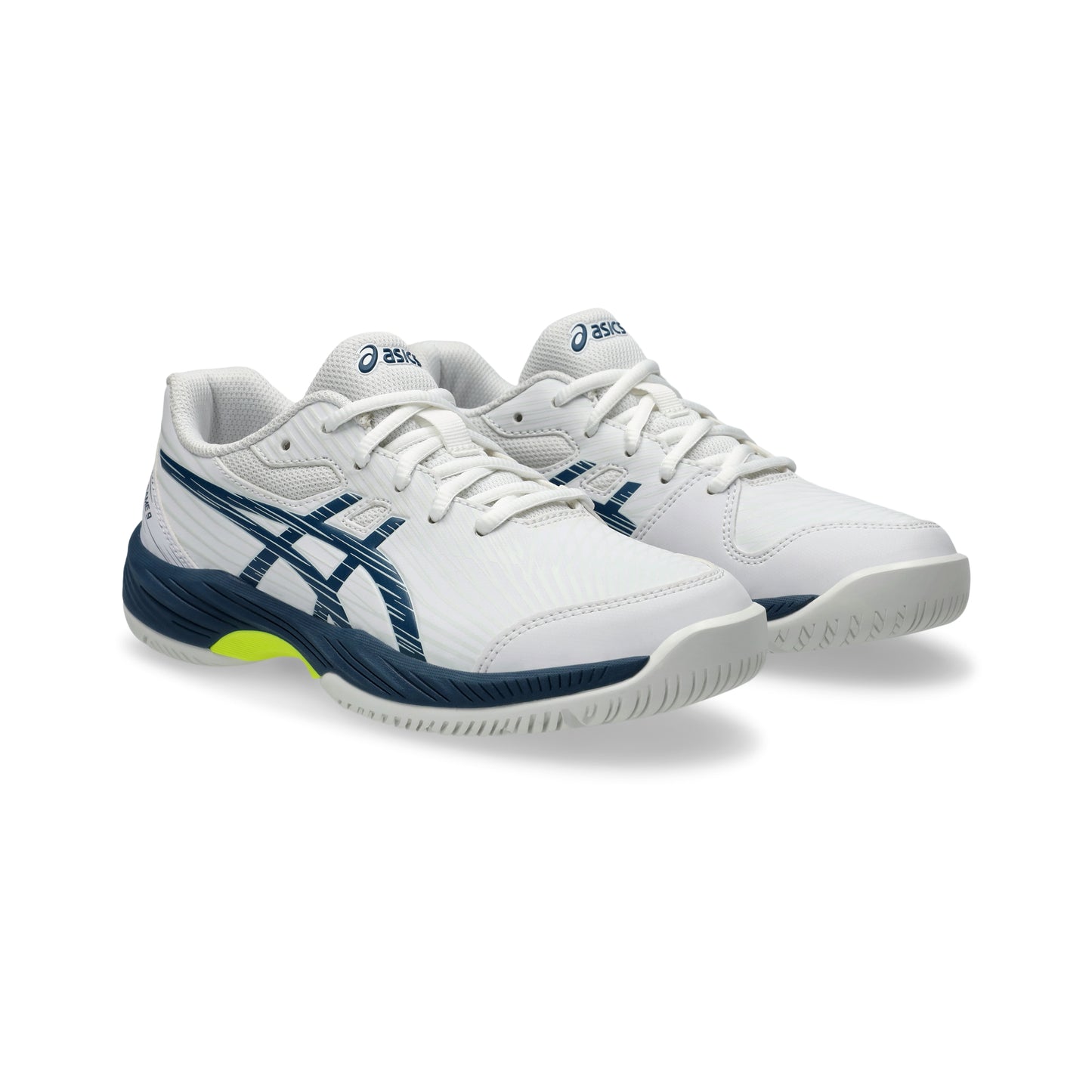 ASICS SHOE G-GAME 9 KID WHITE/MAKO BLUE (SS24)