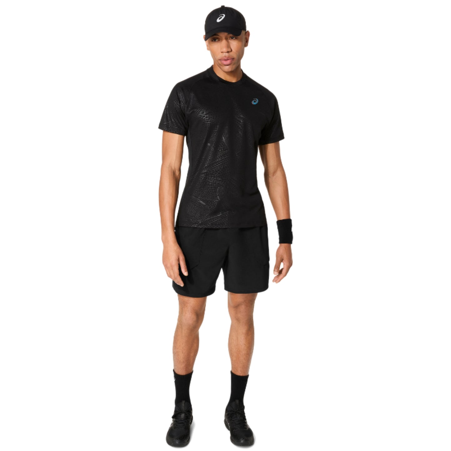 ASICS SHIRT TEE MATCH NIGHT ENERGY MN BLACK (AW25)