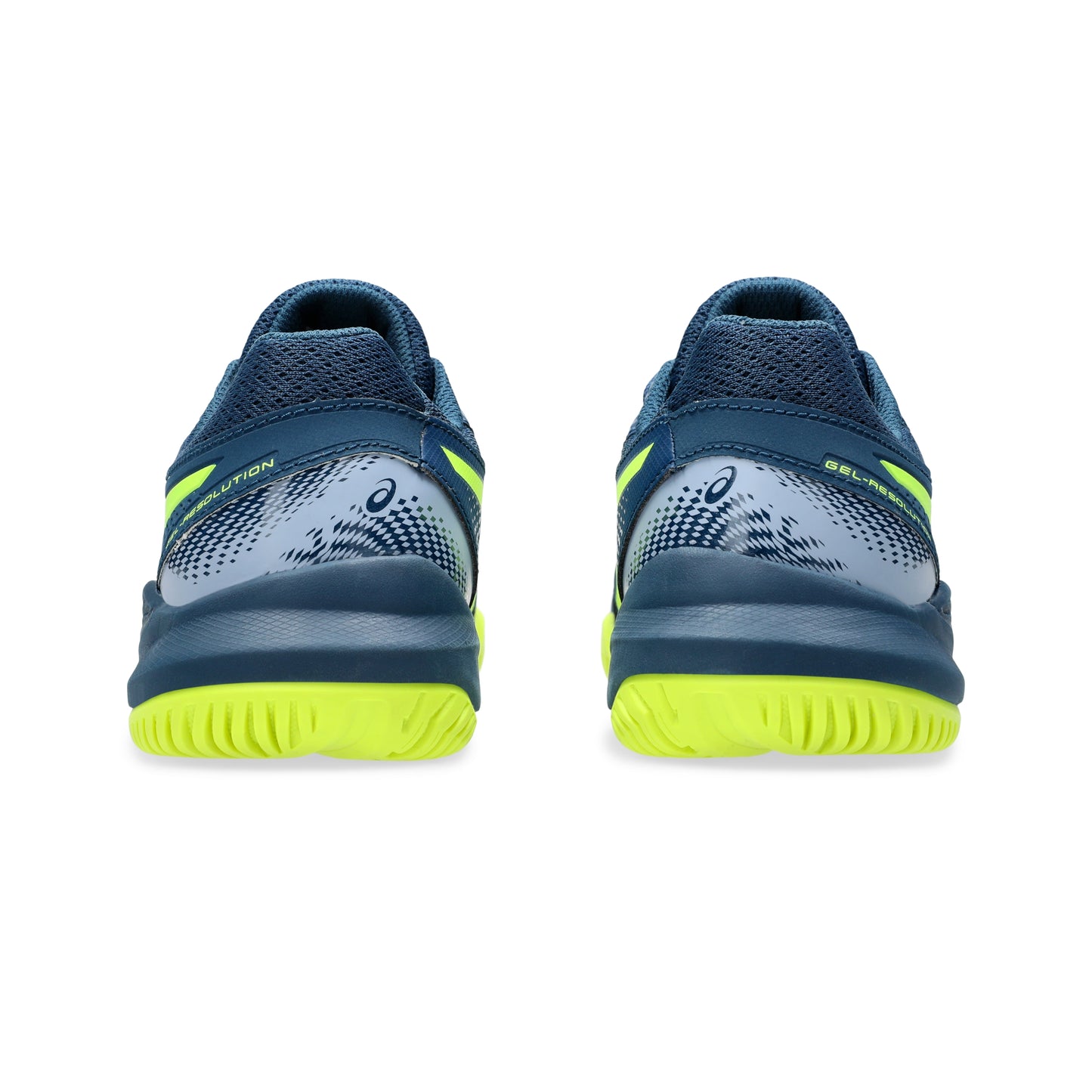 ASICS SHOE G-RESOLUTION 9 KID MAKO BLUE/YELLOW (AW24)