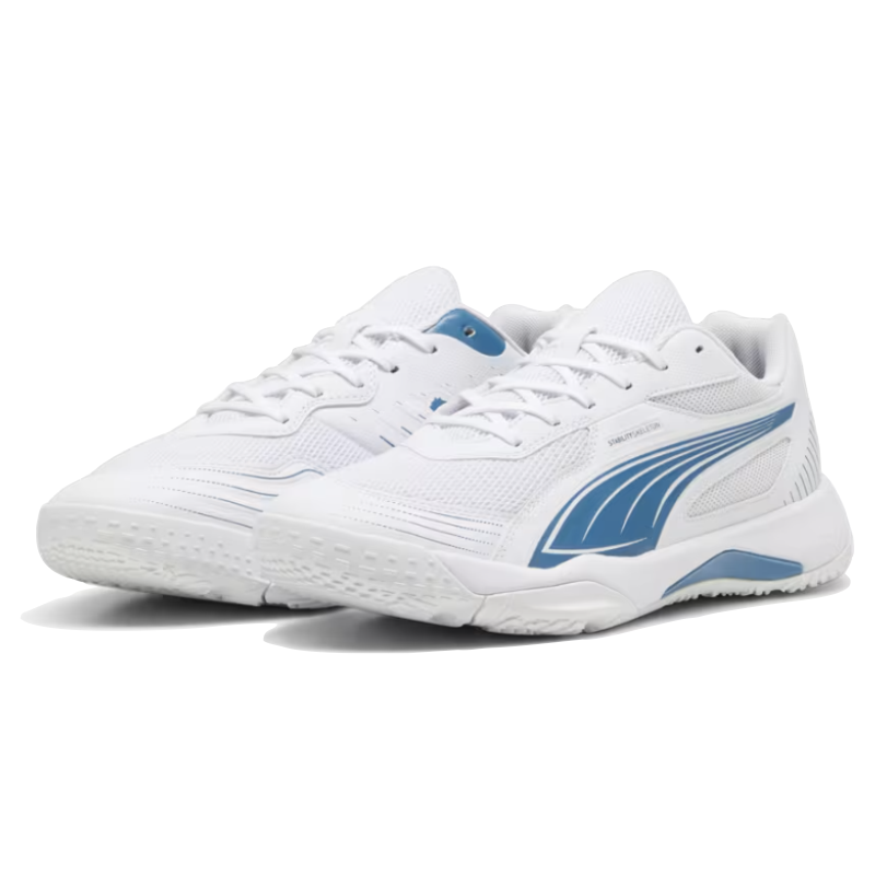 PUMA SHOE INDOOR SOLARFLASH III MN WHITE/HORIZON (AW24)