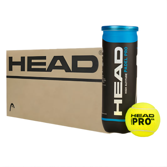 HEAD High Altitude Padel Pro tennis ball canister and box on a white background