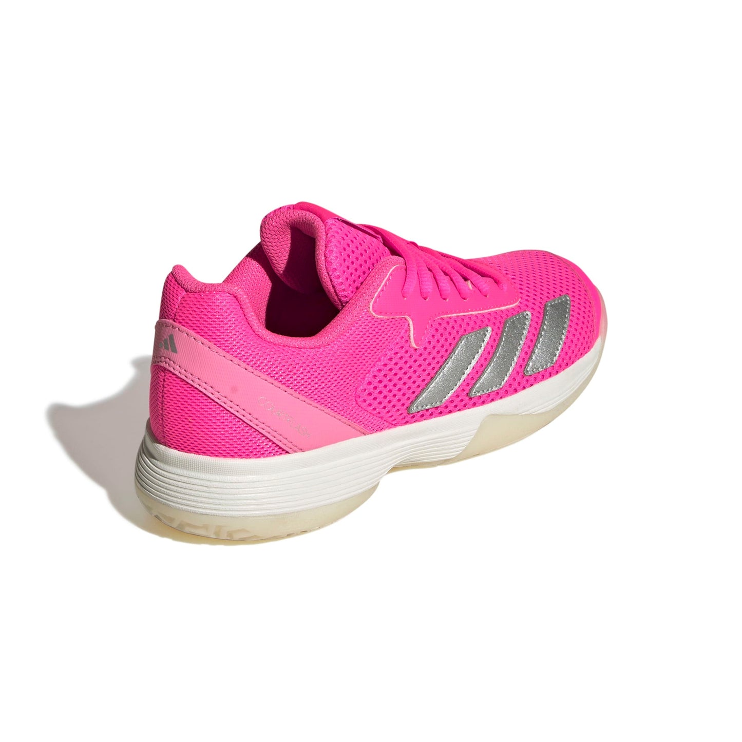 ADIDAS SHOE COURTFLASH KID LUCID PINK/SILVER METALLIC (AW25)