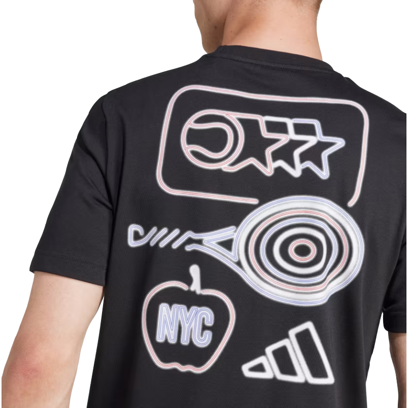 ADIDAS SHIRT TEE NYC CITY MN BLACK (AW24)