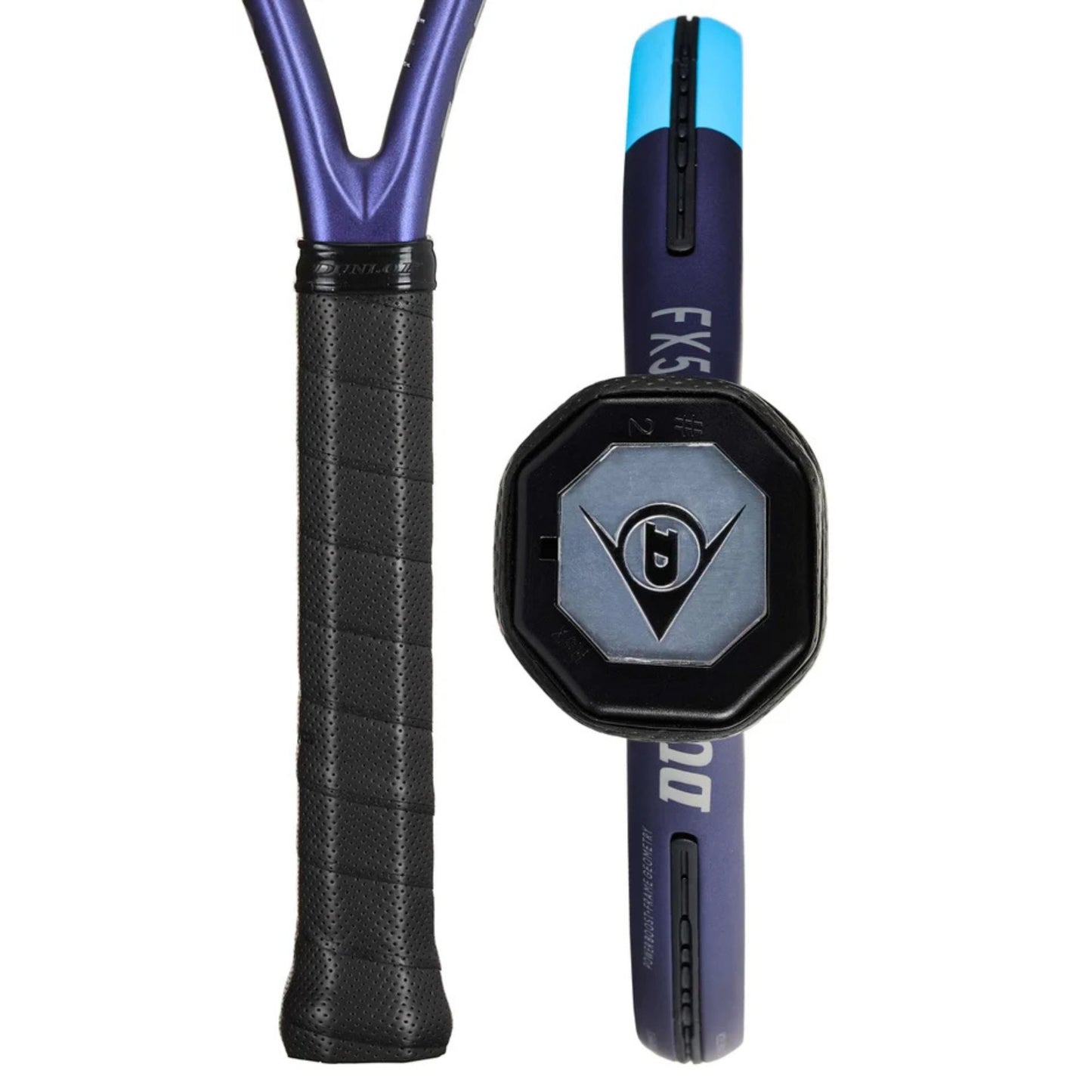 DUNLOP RACKET FX 500 LS 16X19 285G PURPLE/BLUE