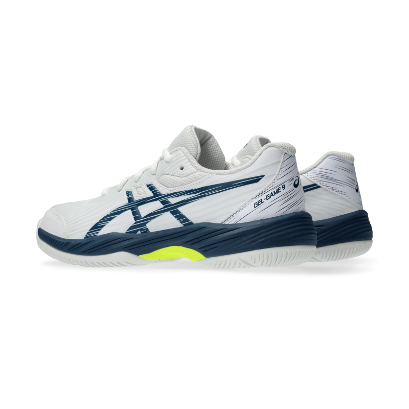 ASICS SHOE G-GAME 9 KID WHITE/MAKO BLUE (SS24)