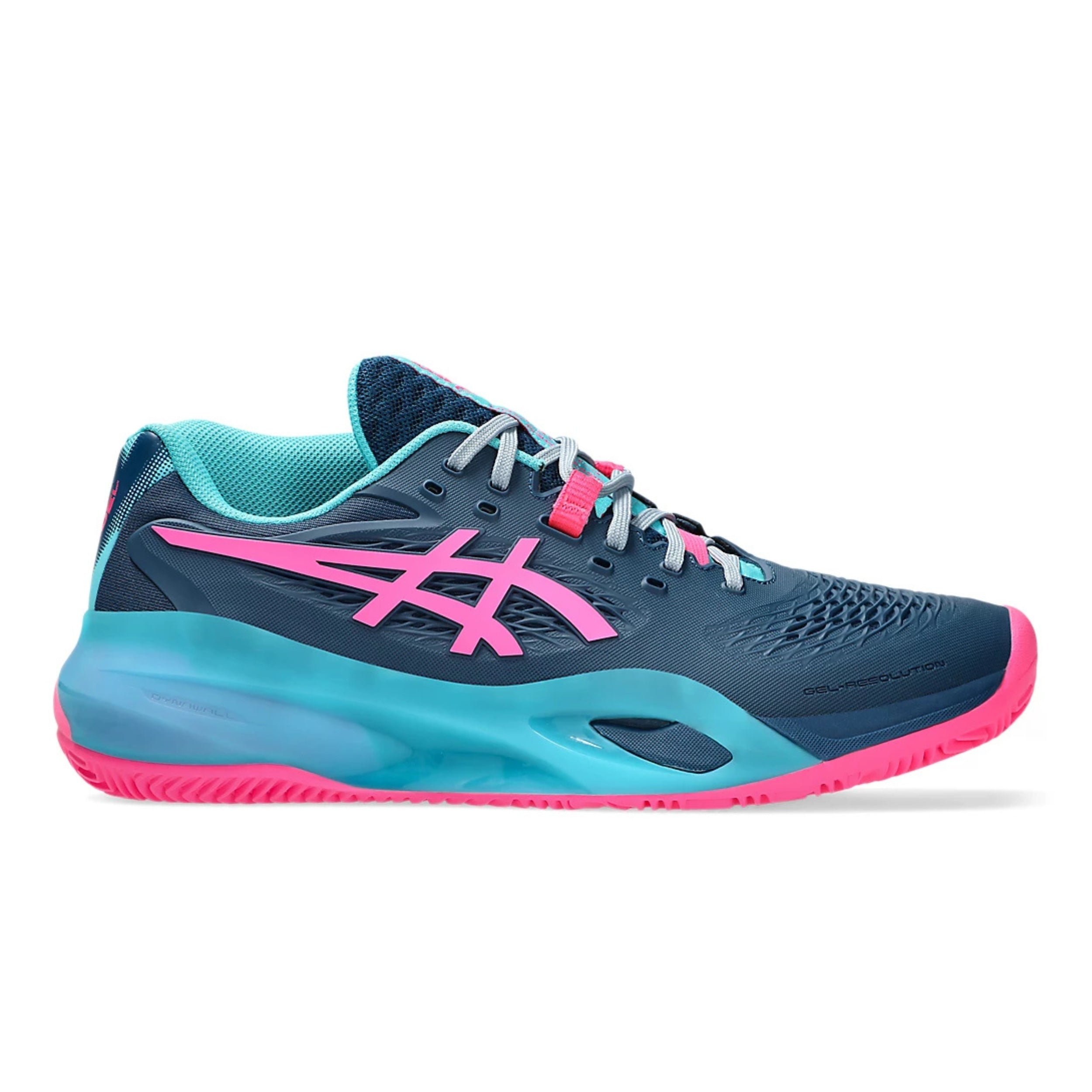 ASICS SHOE G-RESOLUTION X PADEL MN MAKO BLUE/HOT PINK (SS25