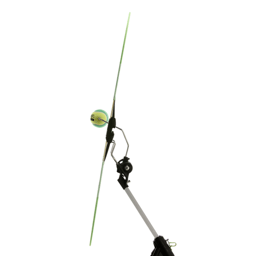 Topspin Pro pitching machine on a white background