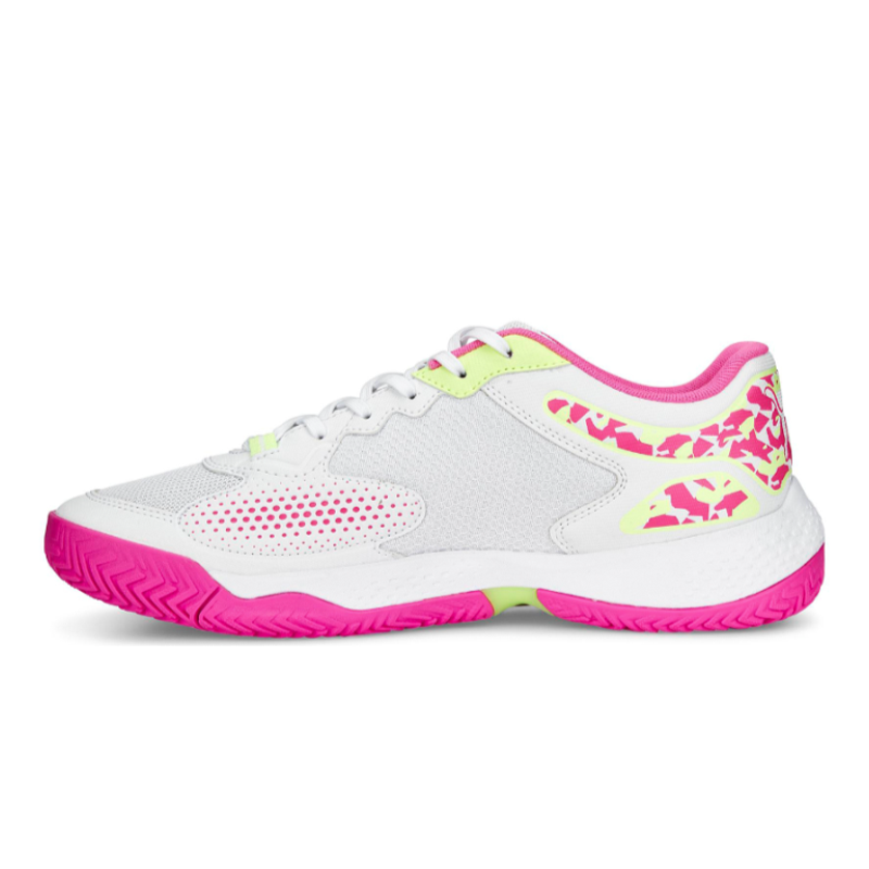 PUMA SHOE SOLARCOURT RCT WN WHITE/RAVISH/YELLOW (SS24)