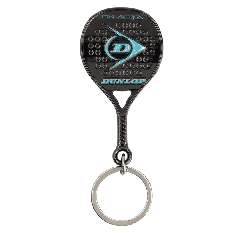 DUNLOP KEYRING PADEL GALACTICA PRO PETROL GREEN/SILVER