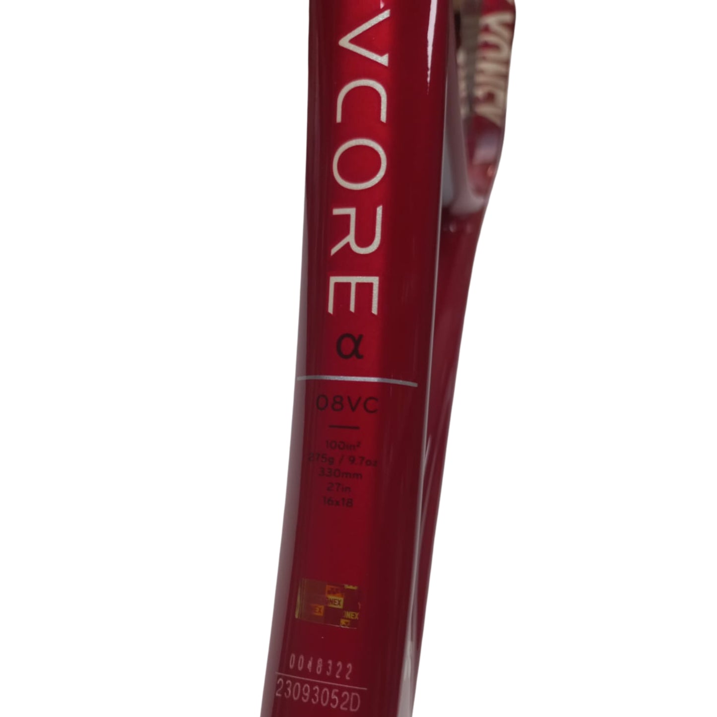 YONEX RACKET VCORE 08 ALPHA 100 275G 16X18 RUBY RED