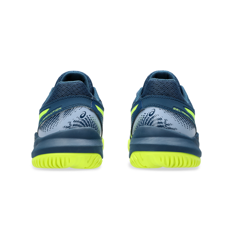 ASICS SHOE G-RESOLUTION 9 KID MAKO BLUE/YELLOW (AW24)