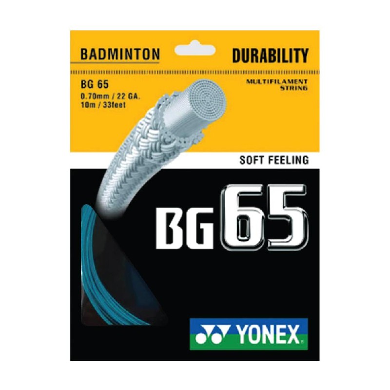 YONEX STRING BMT BG65 22G 0.70MM TUR SET