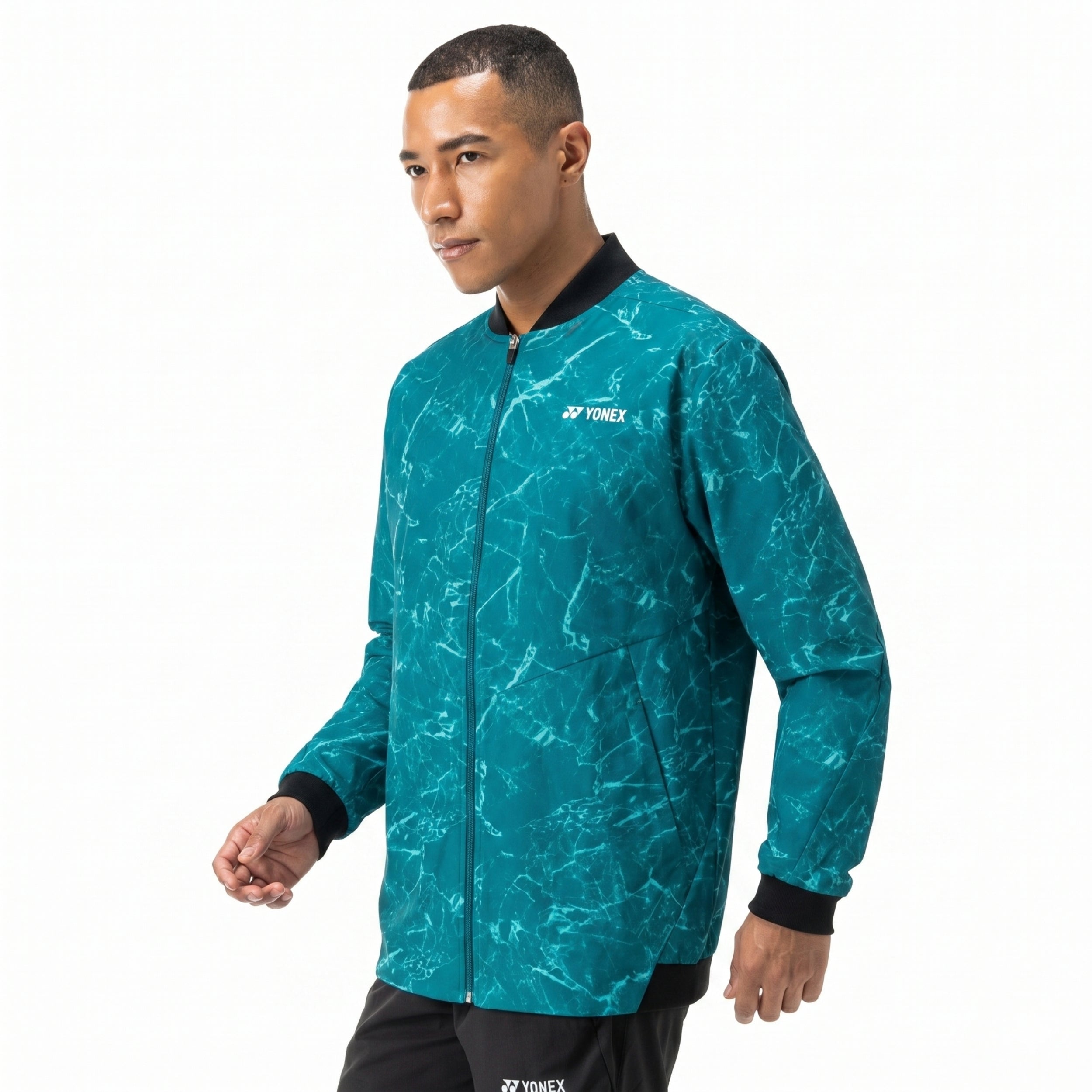 YONEX NSSU KASHIWA ジャケット YONEX JACKET WARM-UP YM0041 MN BLUE GREEN – Baseline Racquets