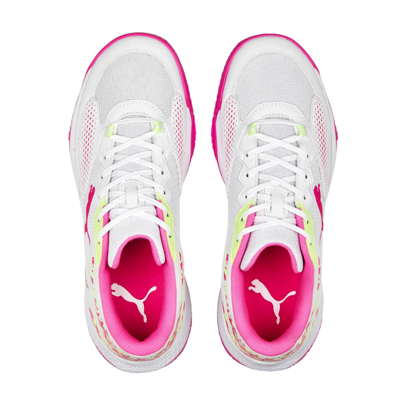 PUMA SHOE SOLARCOURT RCT WN WHITE/RAVISH/YELLOW (SS24)